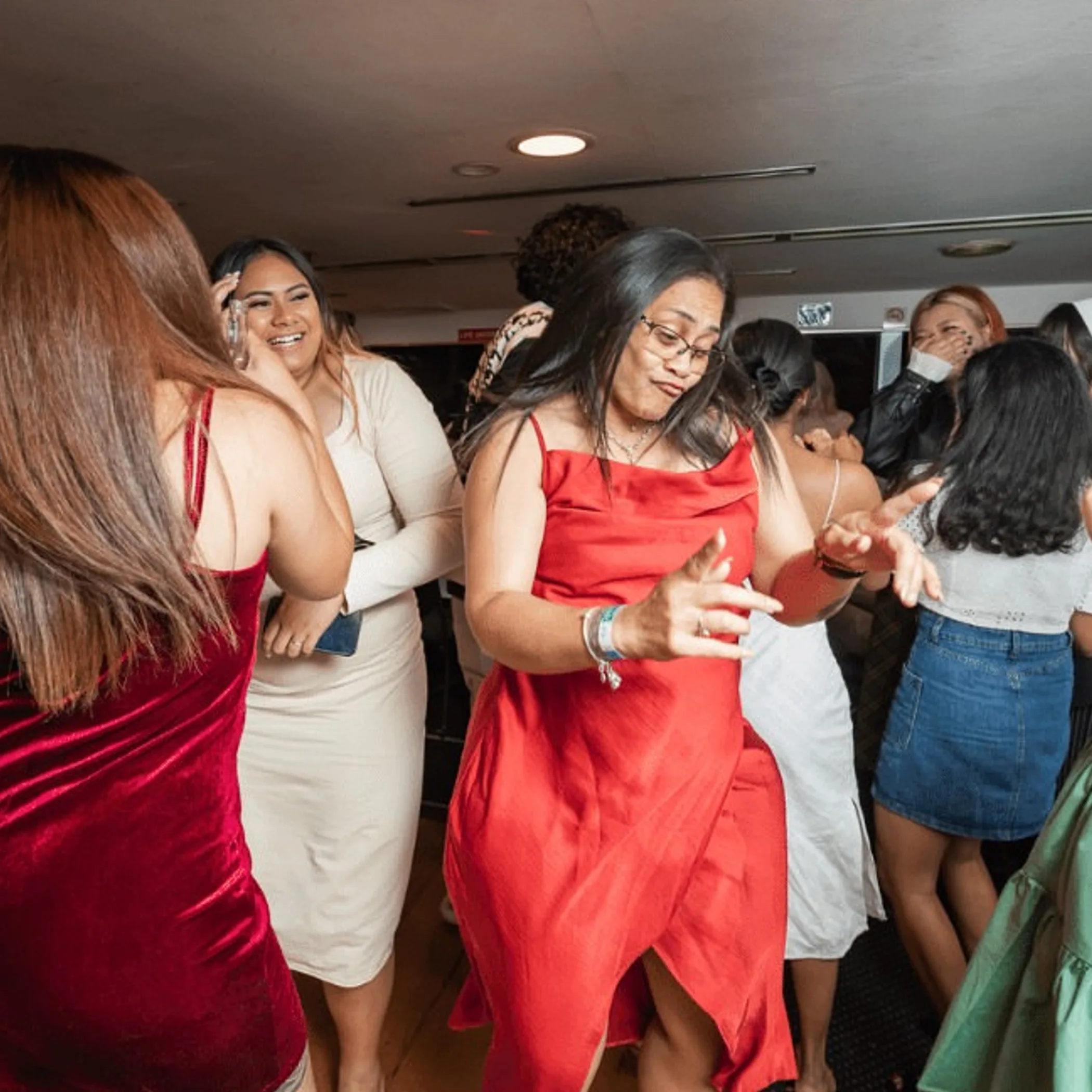 lively nightlife dancing scene